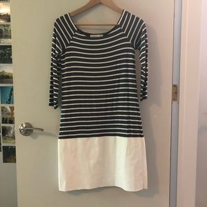 Striped bodycon dress